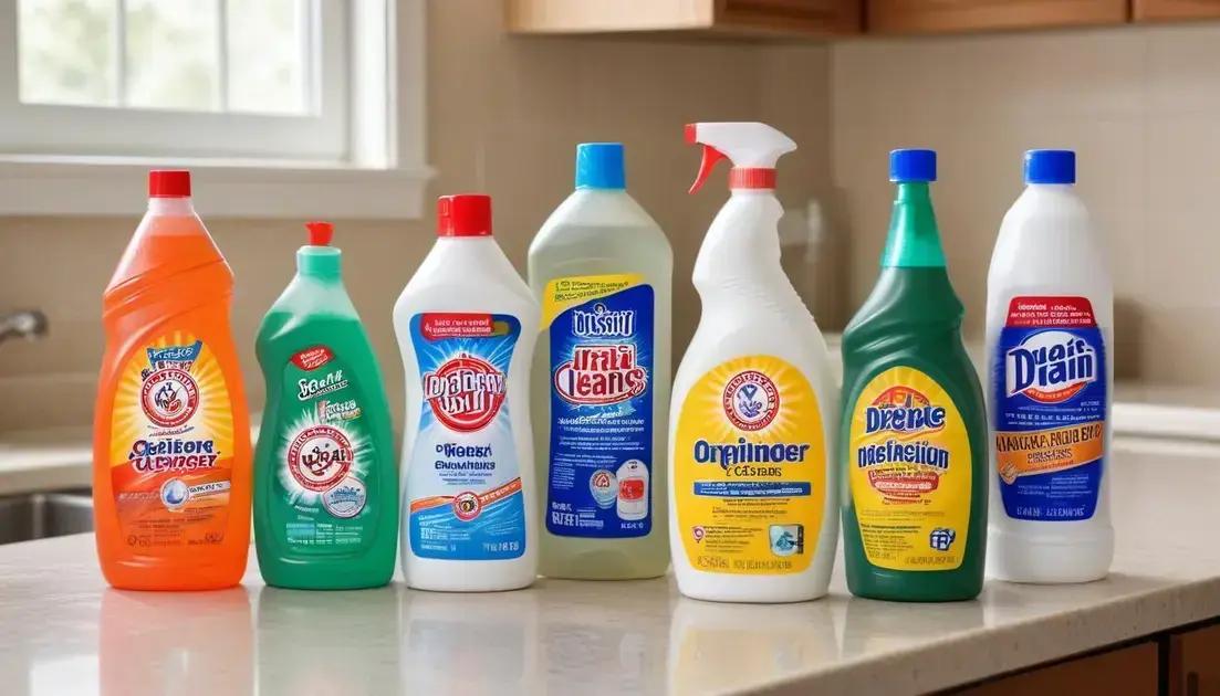 Principais produtos para desentupir canos